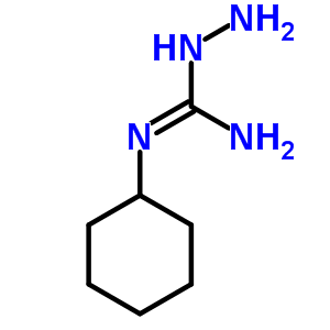 Hydrazinecarboximidamide, n-cyclohexyl- Structure,81067-81-4Structure