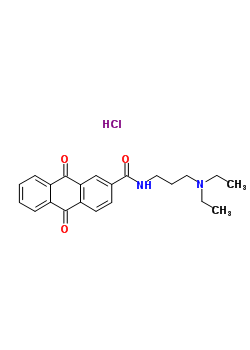 N-(3-dimethylaminopropyl)-9,10-dioxo-anthracene-2-carboxamide Structure,81086-03-5Structure