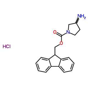 3-Amino-1-N-fmoc-pyrrolidine hydrochloride Structure,811841-92-6Structure