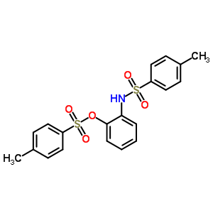 Benzenesulfonamide,4-methyl-n-[2-[[(4-methylphenyl)sulfonyl]oxy]phenyl]- Structure,81256-20-4Structure