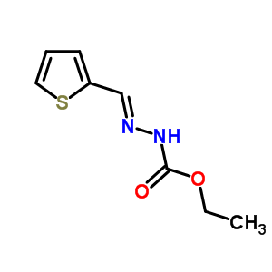 Ethyl n-(thiophen-2-ylmethylideneamino)carbamate Structure,81291-64-7Structure