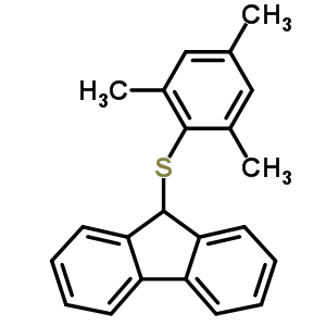 9H-fluorene,9-[(2,4,6-trimethylphenyl)thio]- Structure,81536-13-2Structure