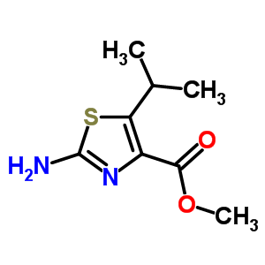 Methyl 2-amino-5-isopropyl-1,3-thiazole-4-carboxylate Structure,81569-25-7Structure