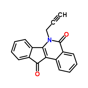 6-(2-Propynyl)-5h-indeno[1,2-c]isoquinoline-5,11(6h)-dione Structure,81721-78-0Structure