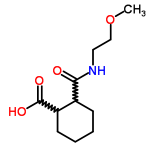 2-{[(2-Methoxyethyl)amino]-carbonyl}cyclohexanecarboxylic acid Structure,817632-37-4Structure