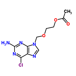 6-Chloro acyclovir acetate Structure,81777-48-2Structure