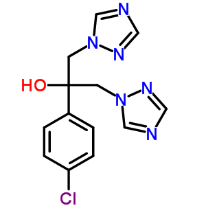 2-(4-Chlorophenyl)-1,3-bis(1h-1,2,4-triazol-1-yl)-2-propanol Structure,81886-49-9Structure