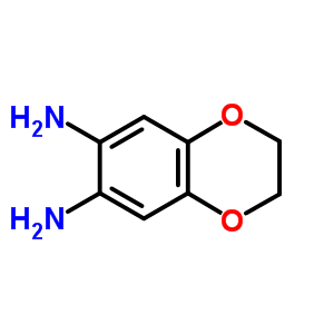 1,2-Diamino-4,5-ethylenedioxybenzene Structure,81927-47-1Structure