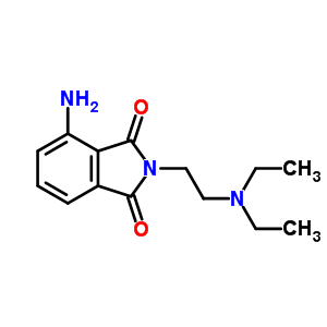 4-Amino-2-(2-diethylaminoethyl)isoindole-1,3-dione Structure,81994-66-3Structure