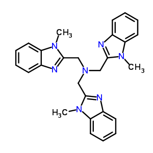 Tris((1-methyl-1h-benzo[d]imidazol-2-yl)methyl)amine Structure,82137-72-2Structure