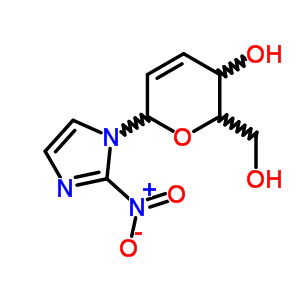 2-(Hydroxymethyl)-6-(2-nitroimidazol-1-yl)-3,6-dihydro-2h-pyran-3-ol Structure,82225-31-8Structure