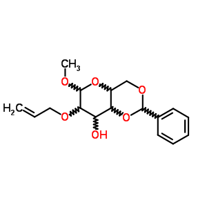 Methyl 2-O-Allyl-4,6-O-Benzylidene-alpha-D-Mannopyranoside Structure,82228-09-9Structure