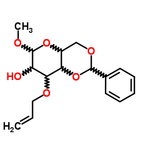 Methyl 3-O-Allyl-4,6-O-Benzylidene-alpha-D-Mannopyranoside Structure,82228-10-2Structure