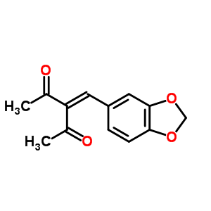 3-(Benzo[1,3]dioxol-5-ylmethylidene)pentane-2,4-dione Structure,82349-56-2Structure