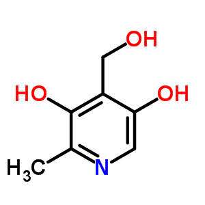 4-(Hydroxymethyl)-2-methyl-pyridine-3,5-diol Structure,825-21-8Structure