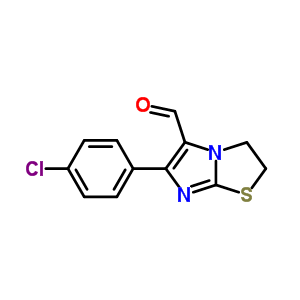 3-(4-Chlorophenyl)-6-thia-1,4-diazabicyclo[3.3.0]octa-2,4-diene-2-carbaldehyde Structure,82588-44-1Structure