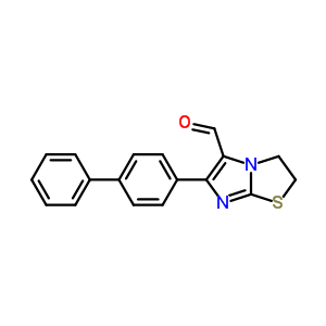 3-(4-Phenylphenyl)-6-thia-1,4-diazabicyclo[3.3.0]octa-2,4-diene-2-carbaldehyde Structure,82588-46-3Structure