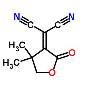 Propanedinitrile,2-(dihydro-4,4-dimethyl-2-oxo-3(2h)-furanylidene)- Structure,82698-94-0Structure