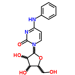 4-Anilino-1-[3,4-dihydroxy-5-(hydroxymethyl)oxolan-2-yl]pyrimidin-2-one Structure,82855-66-1Structure