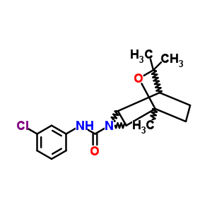 (9CI)-N-(3-氯苯基)-5,7,7-三甲基-6-噁-3-氮雜三環(huán)[3.2.2.02,4]壬烷-3-羧酰胺結(jié)構(gòu)式_82872-87-5結(jié)構(gòu)式