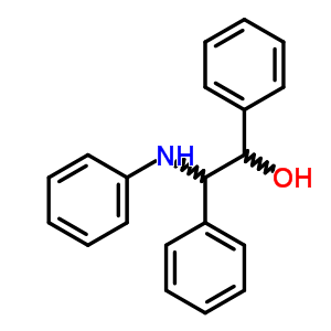 Benzeneethanol, a-phenyl-b-(phenylamino)- Structure,82940-37-2Structure