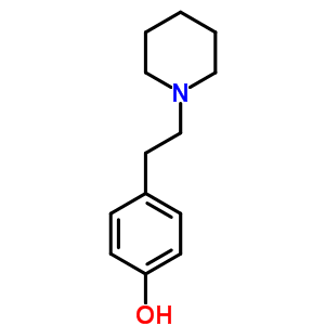 4-[2-(1-Piperidinyl)ethyl]phenol Structure,82966-19-6Structure