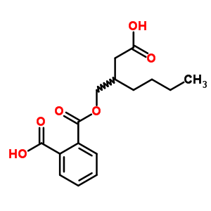 Mono[2-(carboxymethyl)hexyl] phthalate Structure,82975-93-7Structure