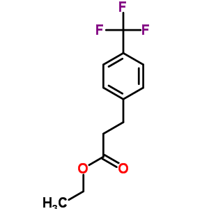 3-(4-(三氟甲基)苯基)丙酸乙酯結(jié)構(gòu)式_82989-27-3結(jié)構(gòu)式