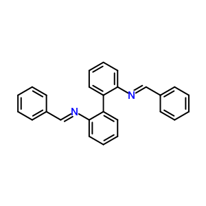 N-[2-[2-(benzylideneamino)phenyl]phenyl]-1-phenyl-methanimine Structure,83027-14-9Structure