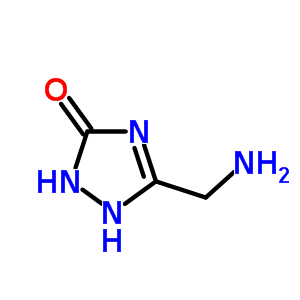 5-(Aminomethyl)-1,2-dihydro-3h-1,2,4-triazol-3-one Structure,83160-78-5Structure