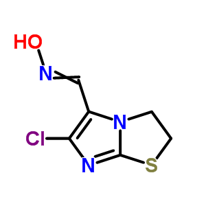 Imidazo[2,1-b]thiazole-5-carboxaldehyde,6-chloro-2,3-dihydro-, oxime Structure,83253-31-0Structure