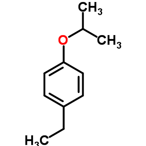 Benzene,1-ethyl-4-(1-methylethoxy)- Structure,83466-37-9Structure