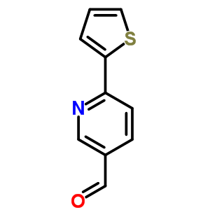 6-噻吩-2-基煙醛結(jié)構(gòu)式_834884-61-6結(jié)構(gòu)式