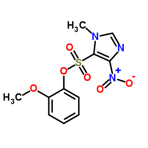 5-(2-Methoxyphenoxy)sulfonyl-1-methyl-4-nitro-imidazole Structure,83498-83-3Structure