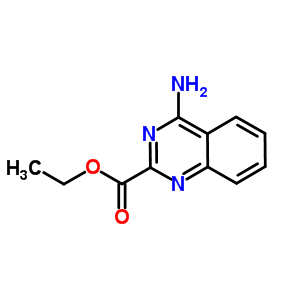 4-氨基喹唑啉-2-羧酸乙酯結(jié)構(gòu)式_83566-33-0結(jié)構(gòu)式