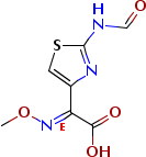 2-(2-Formylamino-1,3-thiazol-4-yl)-2-(methoxyimino)acetic acid Structure,83594-38-1Structure