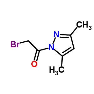 1H-Pyrazole, 1-(bromoacetyl)-3,5-dimethyl- (9ci) Structure,83612-48-0Structure