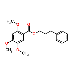 Benzoic acid,2,4,5-trimethoxy-,3-phenylpropyl ester Structure,836669-76-2Structure