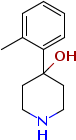 4-(2-Methylphenyl)piperidin-4-ol Structure,83674-76-4Structure