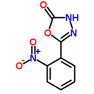 5-(2-nitrophenyl)-1,3,4-oxadiazole-2(3H)-one Structure,83725-79-5Structure