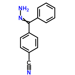 Benzonitrile,4-(hydrazinylidenephenylmethyl)- Structure,838-13-1Structure