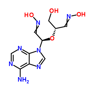 (2S)-2-[(1r)-1-(6-氨基嘌呤-9-基)-2-羥基亞氨基-乙氧基]-3-羥基亞氨基-丙烷-1-醇結(jié)構(gòu)式_83905-17-3結(jié)構(gòu)式