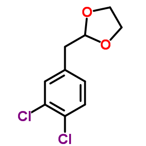 1,2-Dichloro-4-(1,3-dioxolan-2-ylmethyl)benzene Structure,842123-98-2Structure