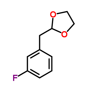 3-(1,3-Dioxolan-2-ylmethyl)-1-fluorobenzene Structure,842123-99-3Structure