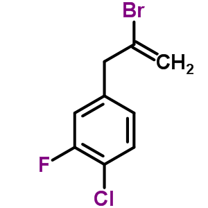 2-Bromo-3-(4-chloro-3-fluorophenyl)-1-propene Structure,842140-30-1Structure