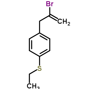 2-Bromo-3-[4-(ethylthio)phenyl]-1-propene Structure,842140-39-0Structure