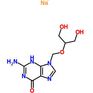 Ganciclovir sodium Structure,84245-13-6Structure