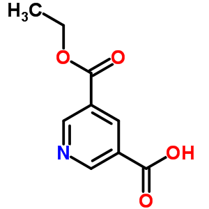 Pyridine-3,5-dicarboxylic acid monoethyl ester Structure,84254-37-5Structure