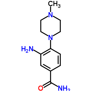 3-Amino-4-(4-methyl-piperazin-1-yl)-benzamide Structure,842961-35-7Structure