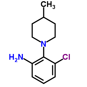 3-Chloro-2-(4-methyl-piperidin-1-yl)-phenylamine Structure,842965-35-9Structure